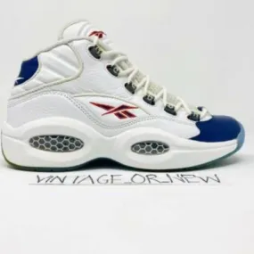 2016 reebok question mid pearlized navy blue toe allen iverson j82534 sz 8.5