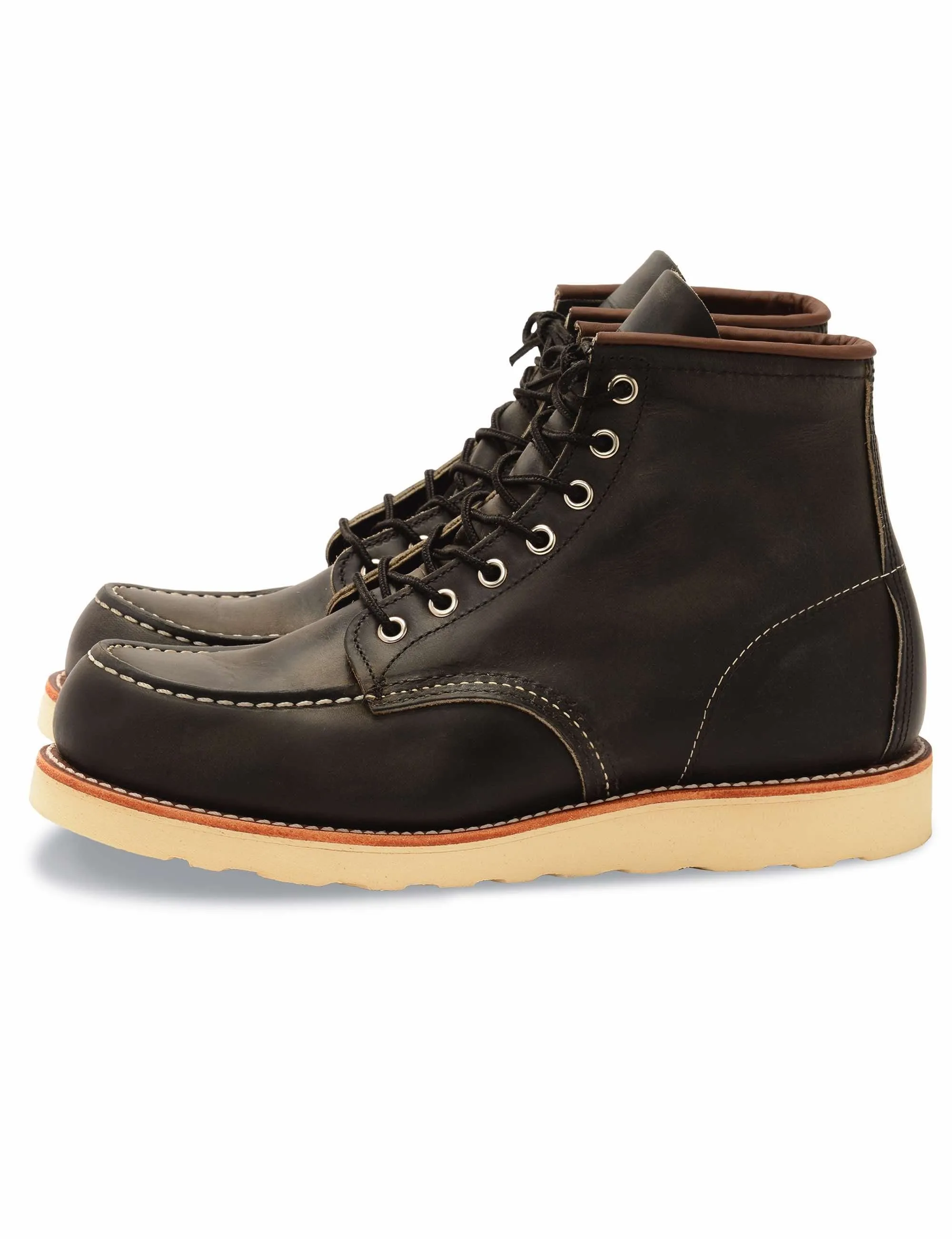 8890D Heritage 6" Moc Toe Boot - Charcoal Rough & Tough Leather