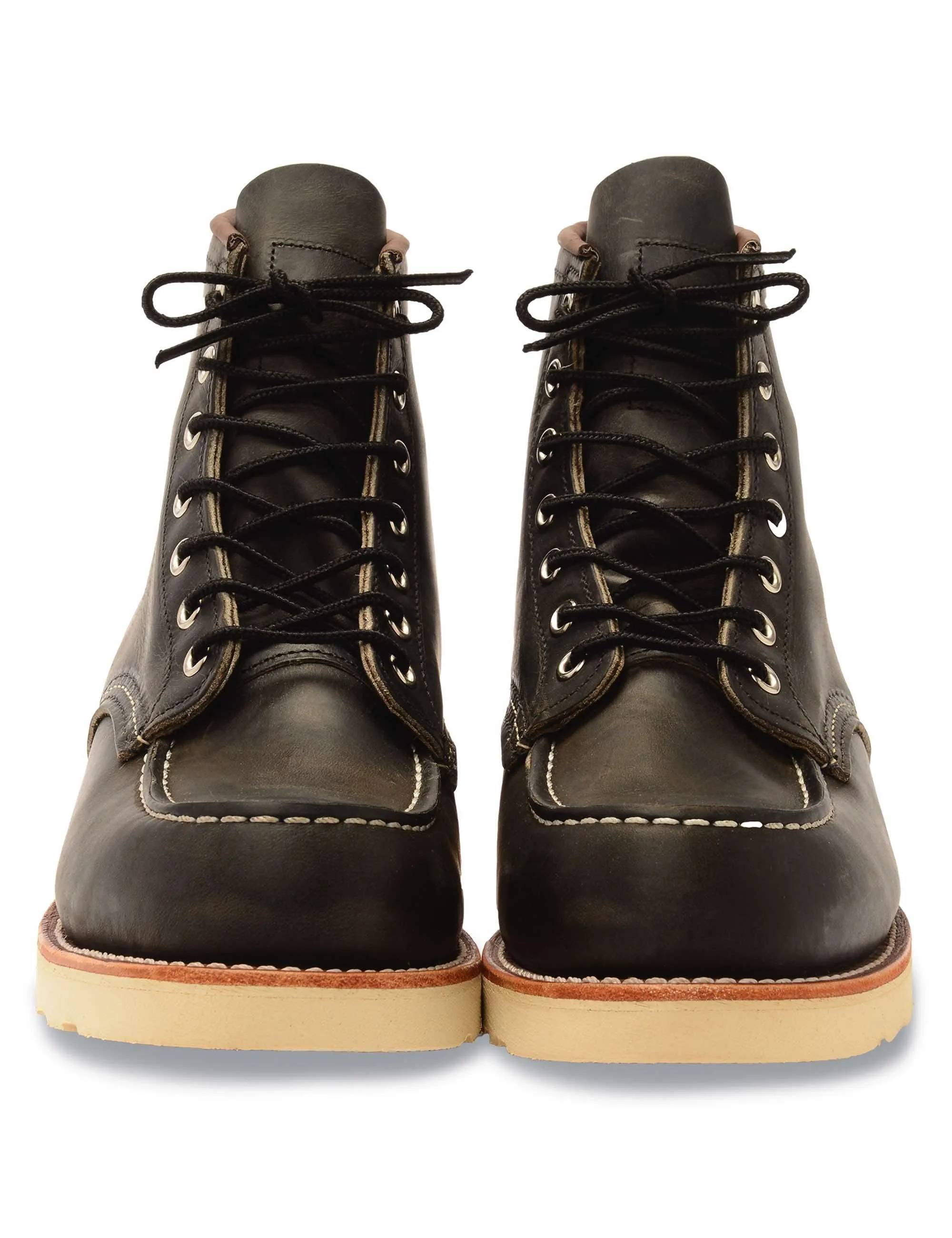 8890D Heritage 6" Moc Toe Boot - Charcoal Rough & Tough Leather