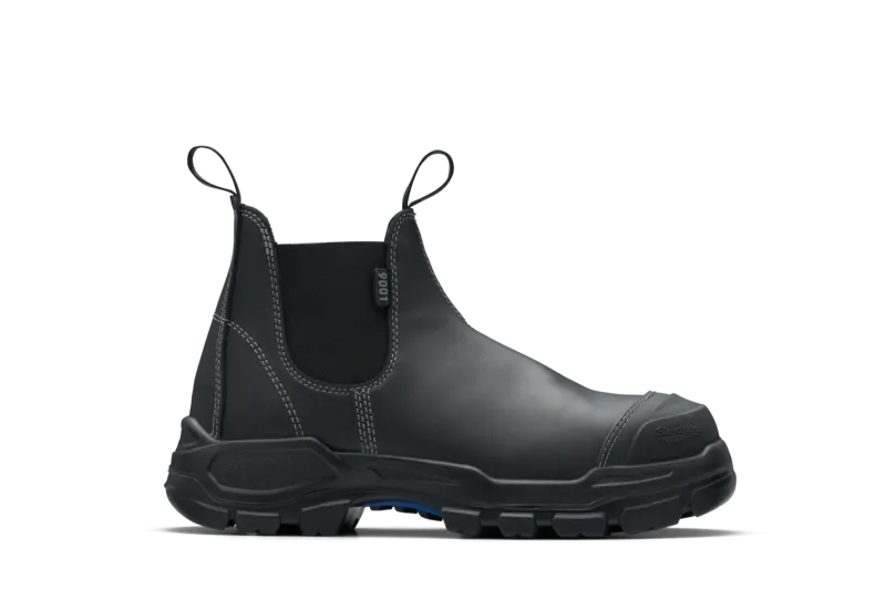 9001 Blundstone RotoFlex Steel Elastic Side Safety Boot Black