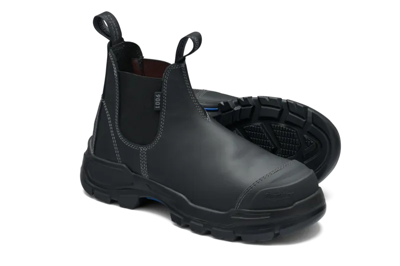 9001 Blundstone RotoFlex Steel Elastic Side Safety Boot Black