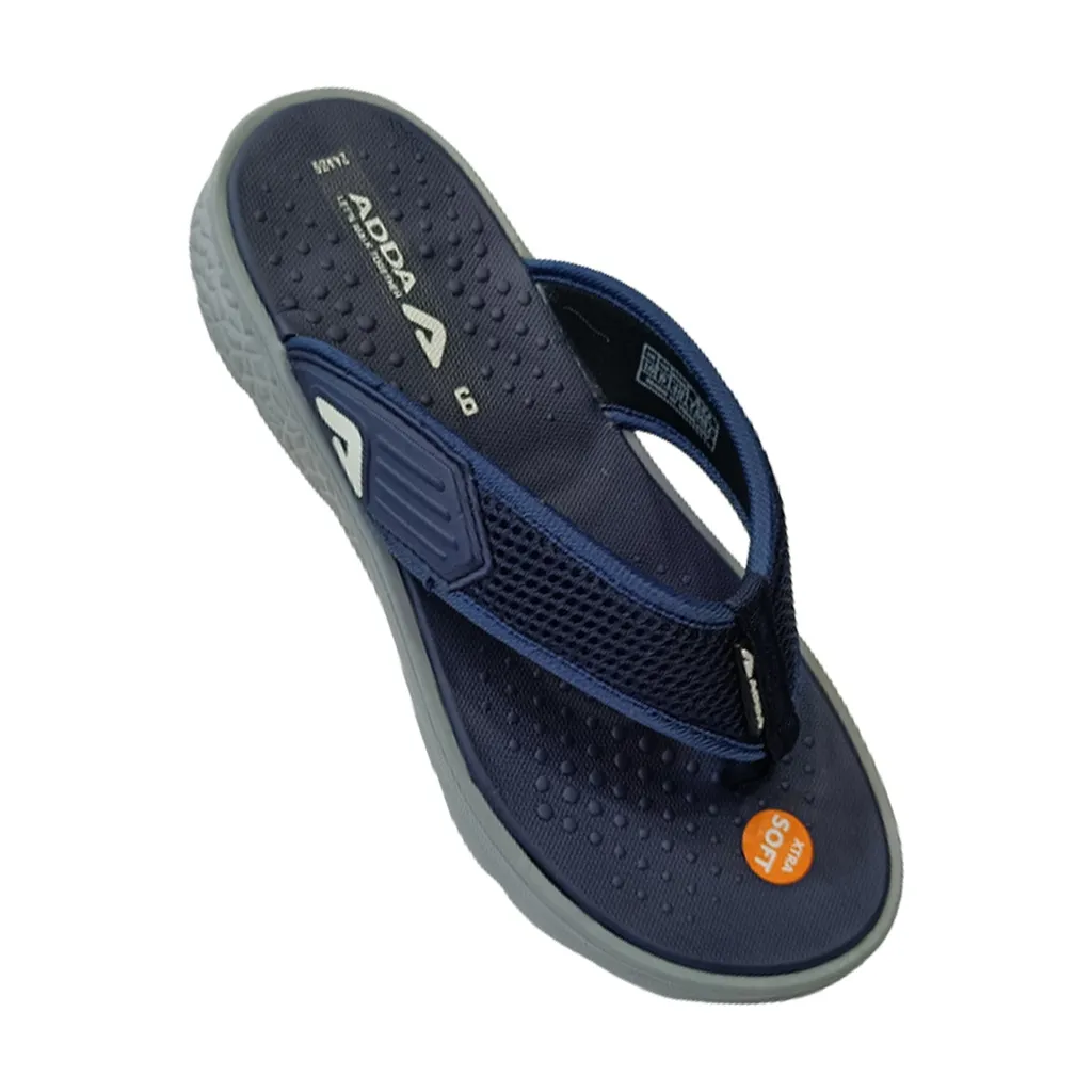 ADDA ICLOUD-2 BLUE/GREY MEN'S SLIPPER