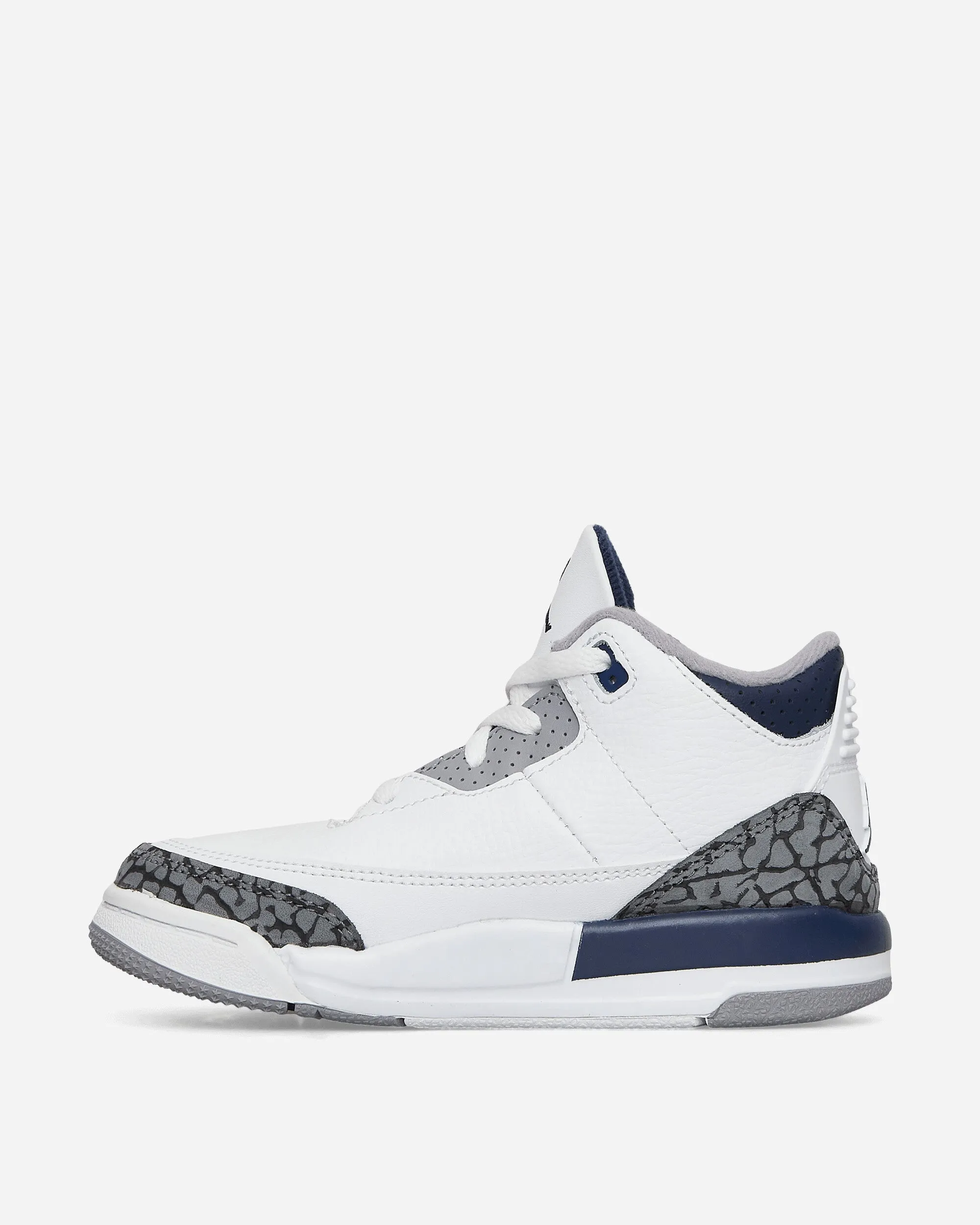 Air Jordan 3 Retro (TD) Sneakers White / Midnight Navy