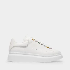 Alexander McQueen  Oversized Sneakers in White Leather