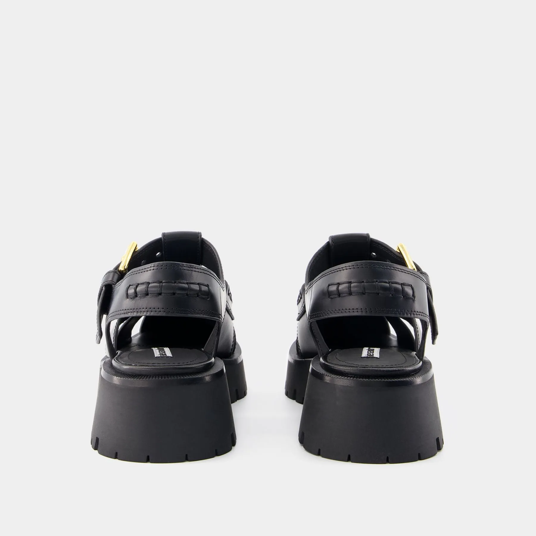 Alexander Wang  Carter Cage Sandals - Alexander Wang - Leather - Black