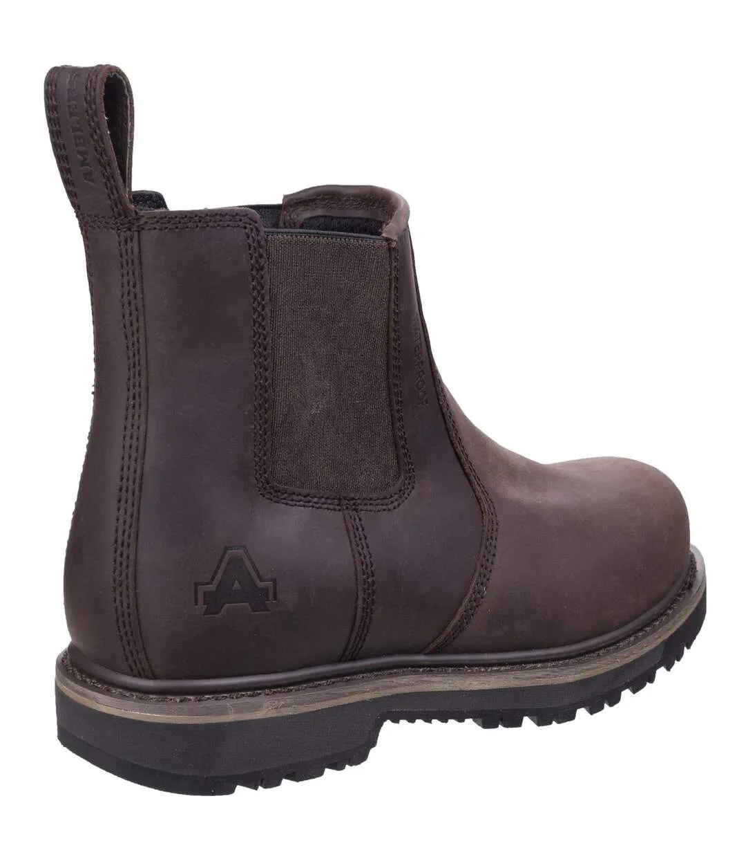 Amblers Mens AS231 Leather Dealer Boot (Brown) - UTFS5912