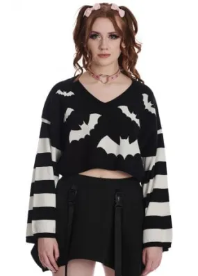 Annabelle Bat Cropped Jumper