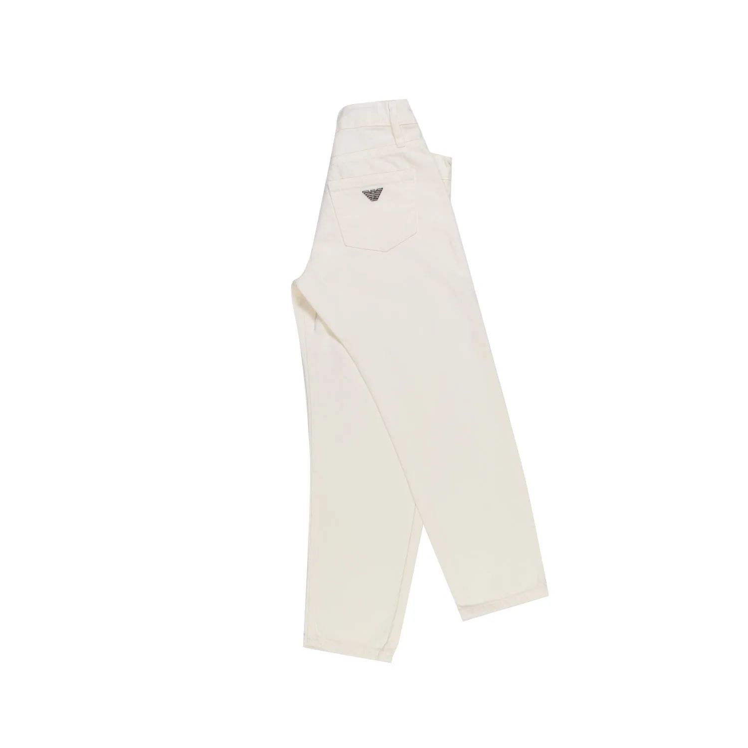 Armani Junior Warm White Jeans For Kids And Teens