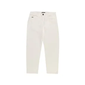 Armani Junior Warm White Jeans For Kids And Teens