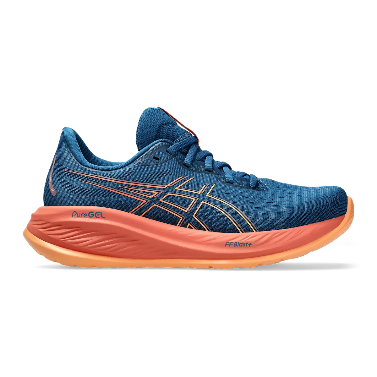 Asics Gel Cumulus 26 - Rich Navy - Faded Orange