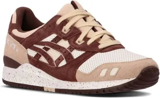 ASICS logo-embossed panelled sneakers Neutrals