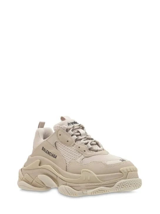 Balenciaga   60mm Triple S faux leather sneakers 