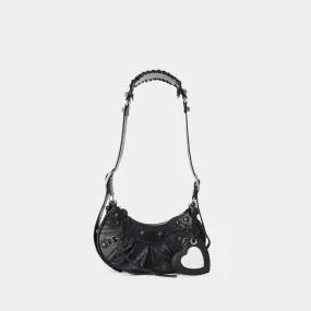 Balenciaga  Cagole Shoulder Xs Bag - Balenciaga -  Black - Leather