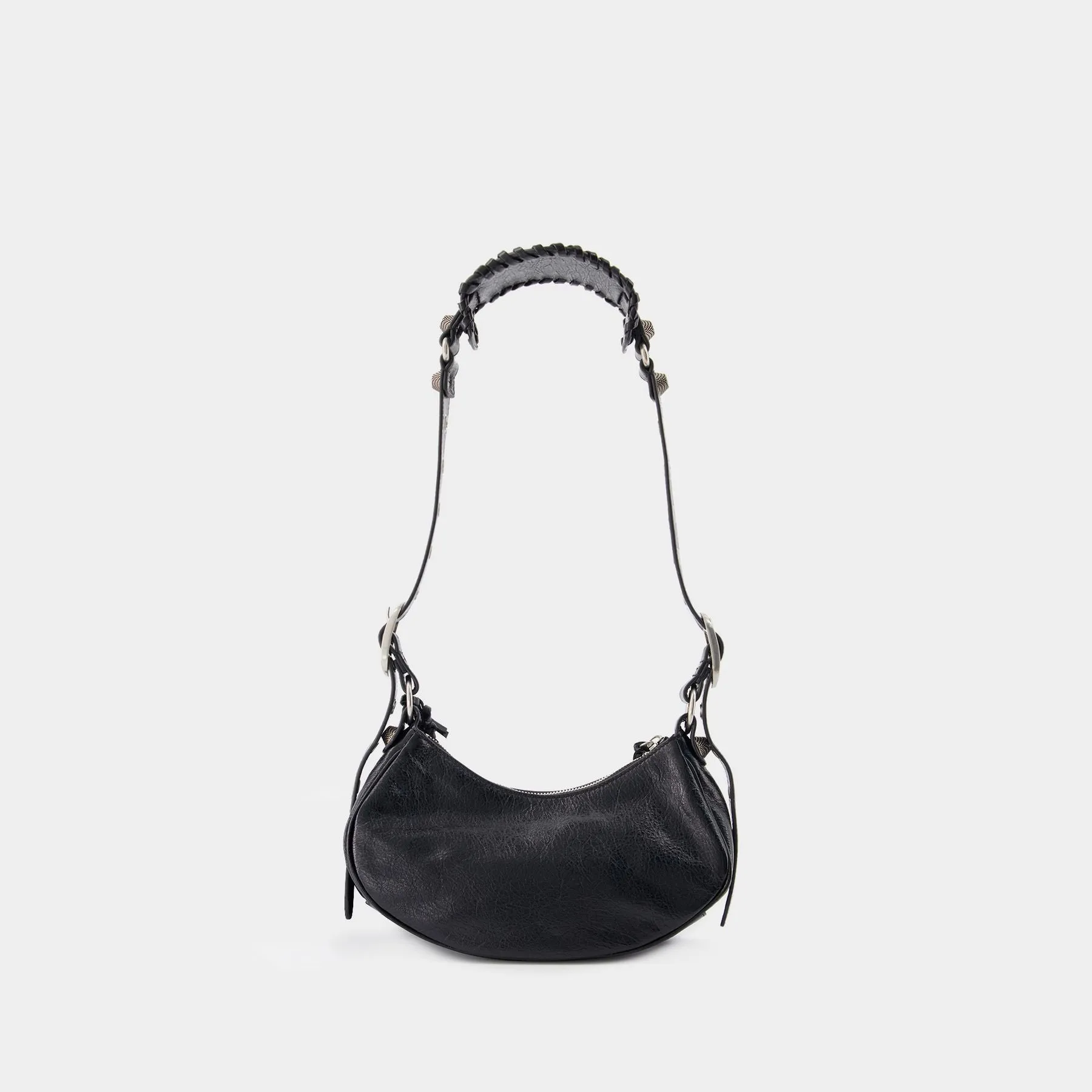 Balenciaga  Cagole Shoulder Xs Bag - Balenciaga -  Black - Leather