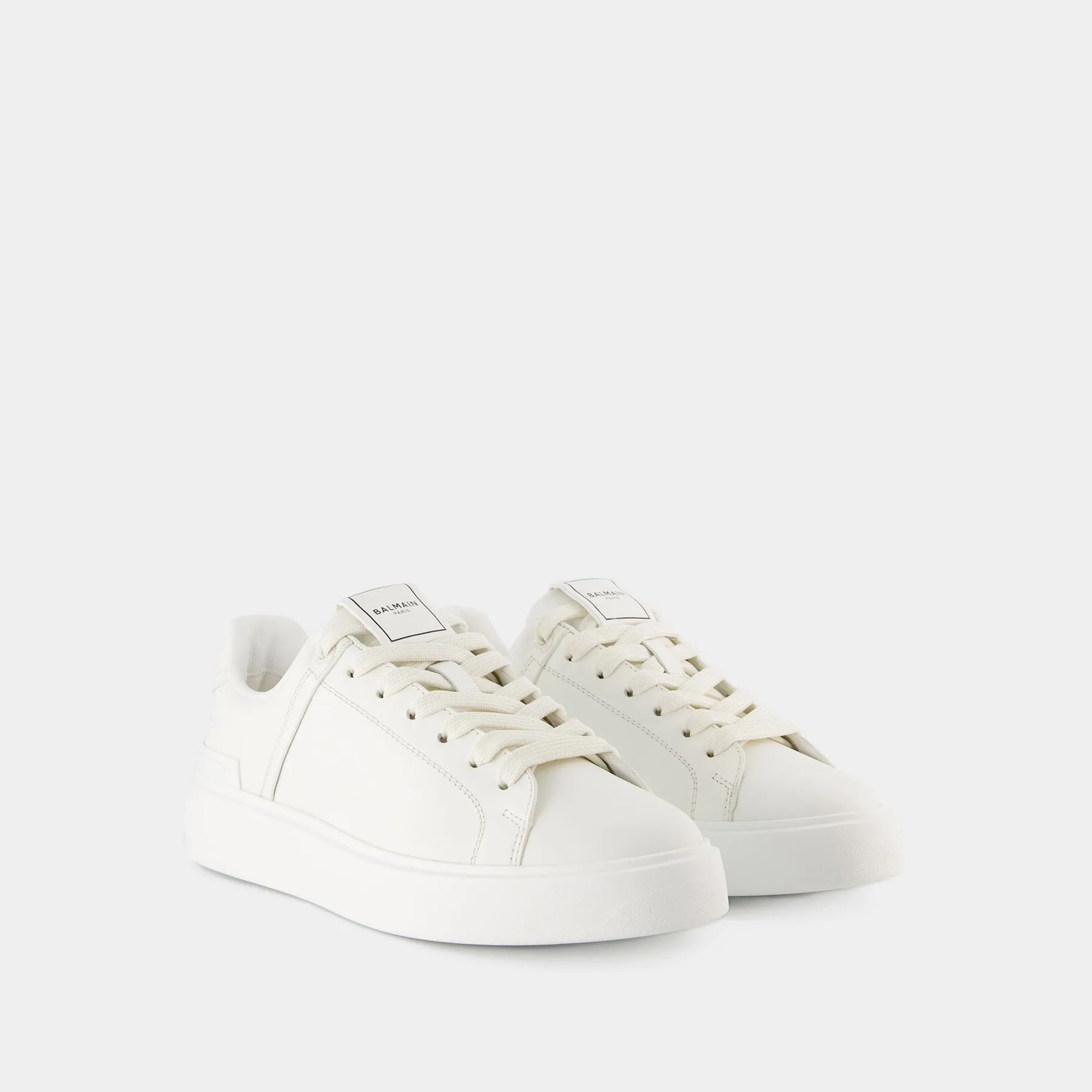 Balmain  B Court Sneakers - Balmain - White - Leather