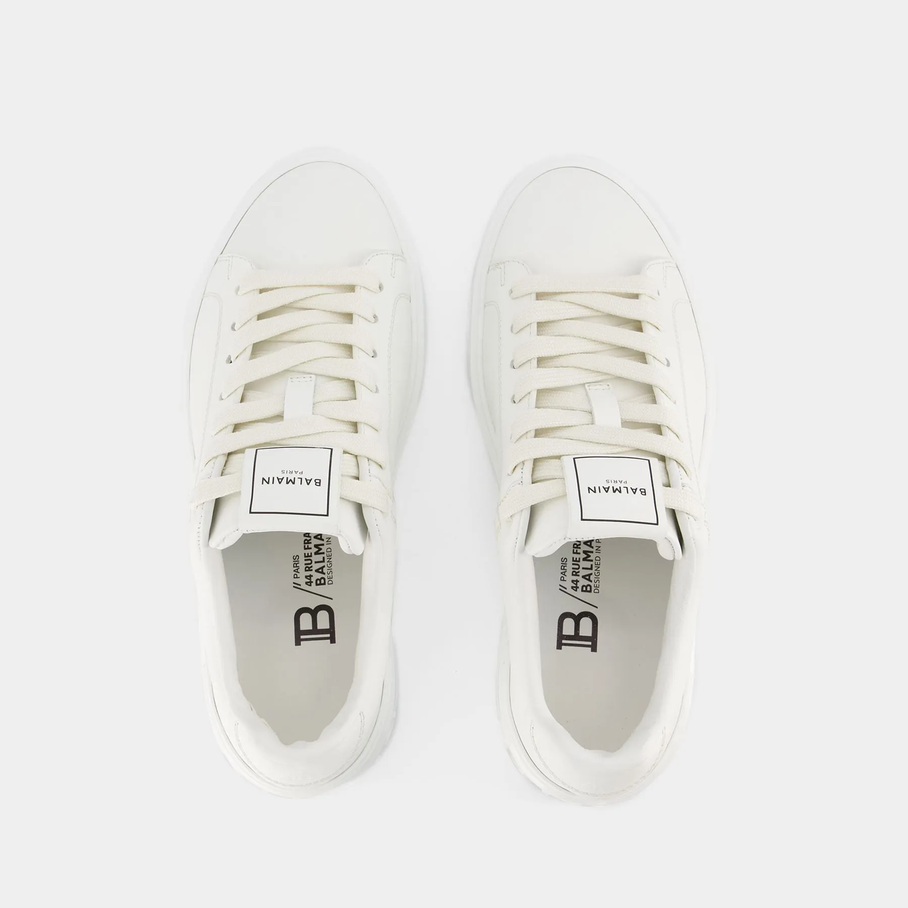 Balmain  B Court Sneakers - Balmain - White - Leather