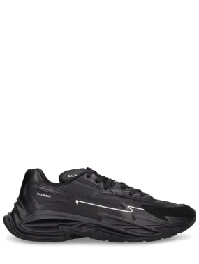 Balmain   Run-Row low top leather sneakers 