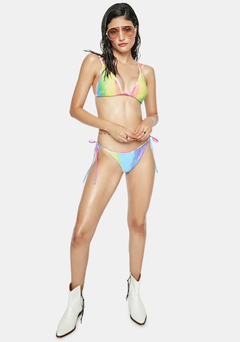 Beachy Bum Tie Dye Bikini Set-