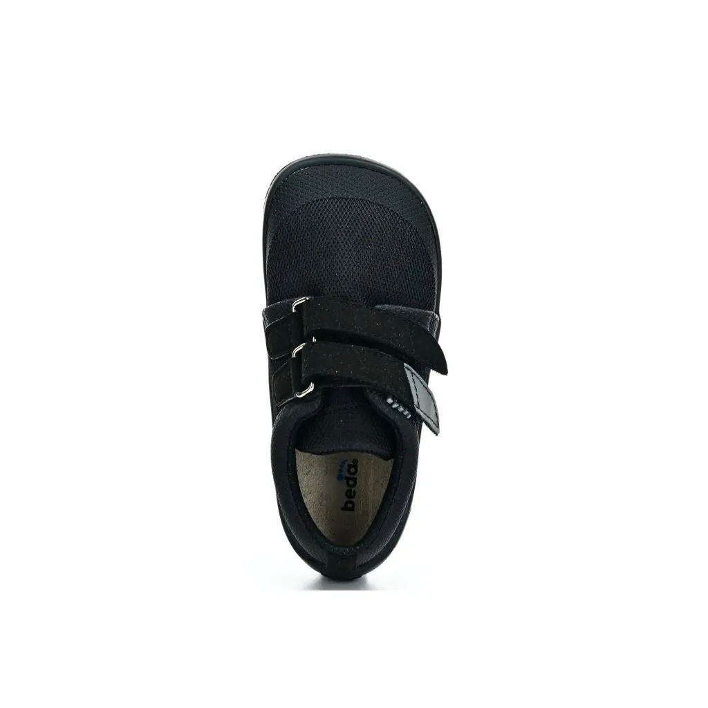 Beda Daisy black barefoot sneakers (BF 0001/ST/W/O/D/TS)