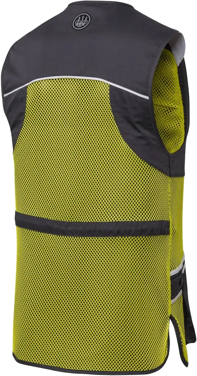 Beretta Unisex Full Mesh Vest Ice Grey & Sulphur Spring | Buy Beretta Unisex Full Mesh Vest Ice Grey & Sulphur Spring he