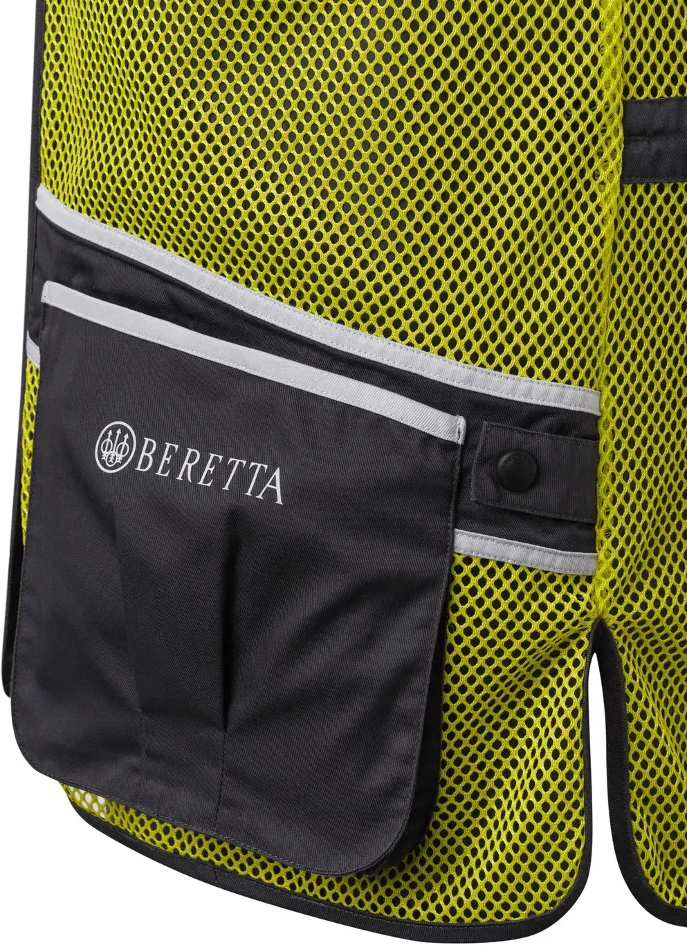 Beretta Unisex Full Mesh Vest Ice Grey & Sulphur Spring | Buy Beretta Unisex Full Mesh Vest Ice Grey & Sulphur Spring he