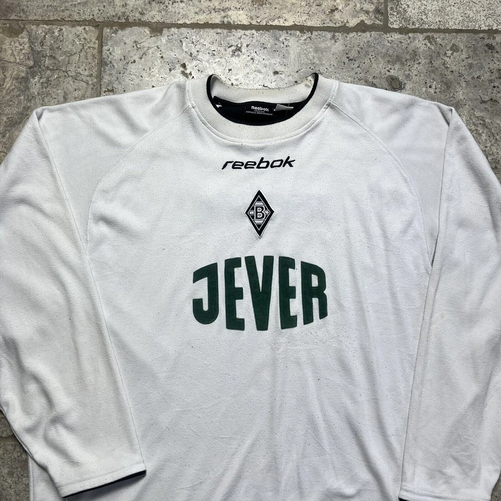 Borussia Monchengladbach Sweatshirt, Crewneck, Reebok, Vintage, 90s, XL