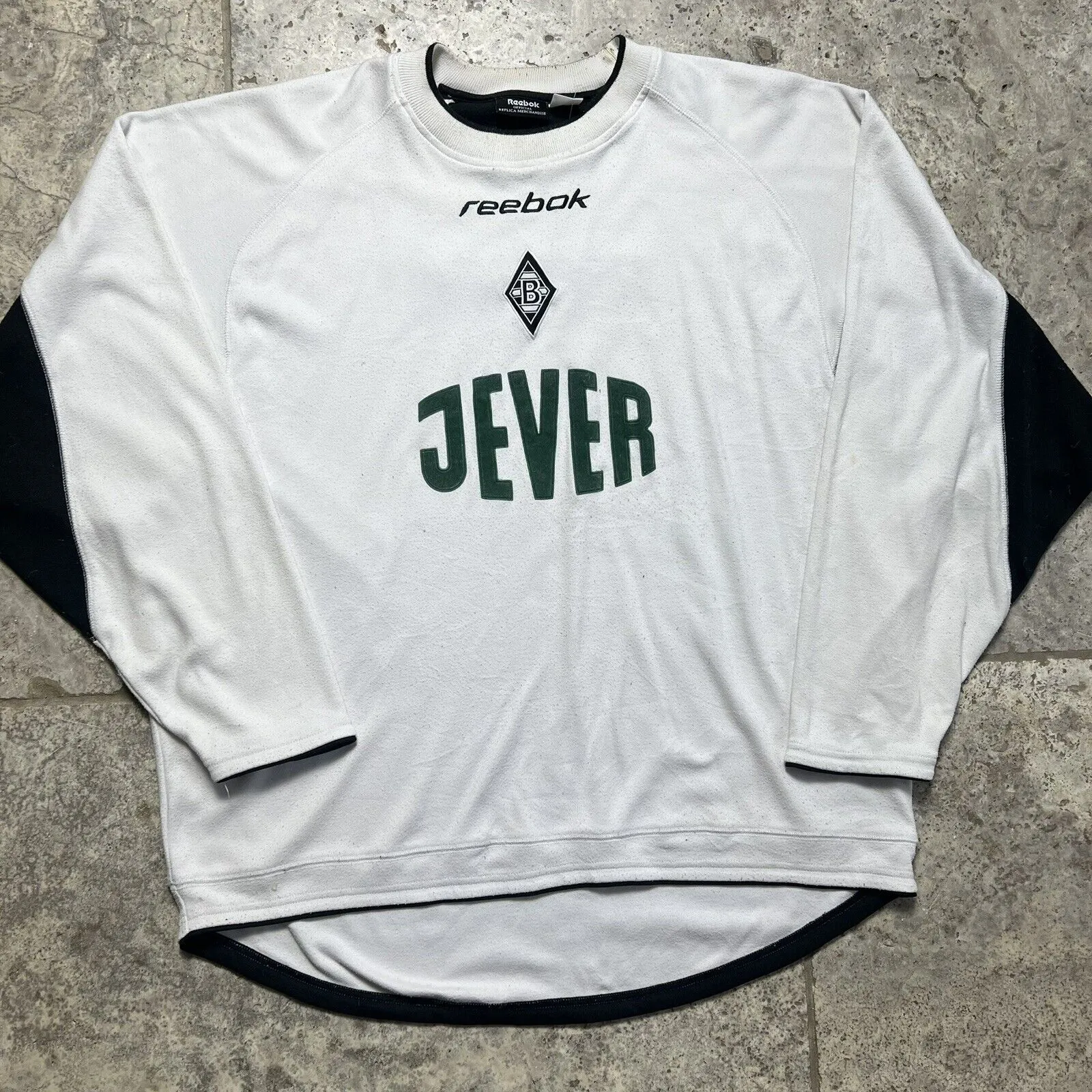 Borussia Monchengladbach Sweatshirt, Crewneck, Reebok, Vintage, 90s, XL