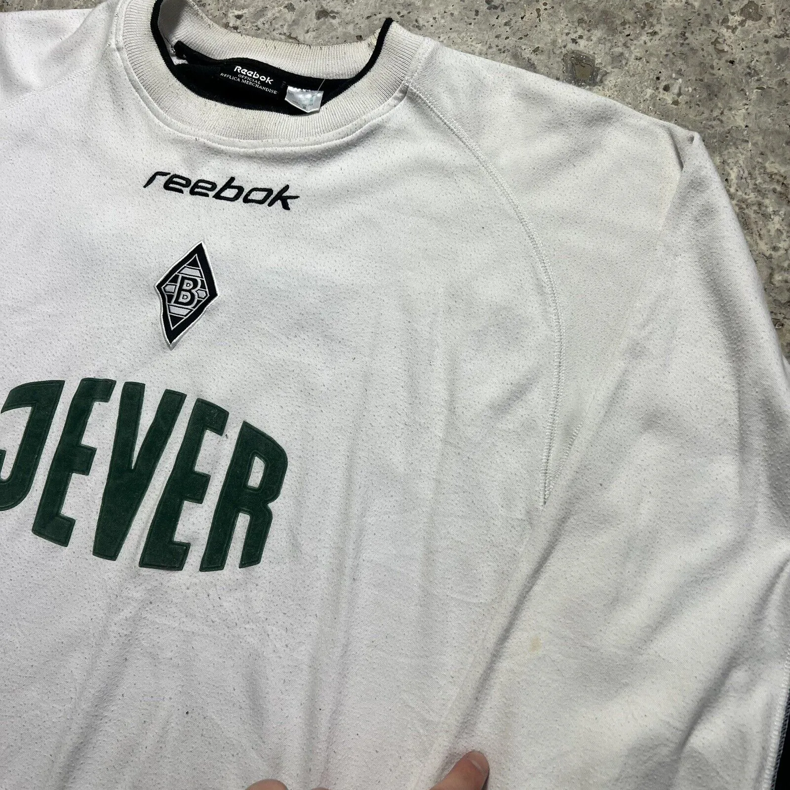 Borussia Monchengladbach Sweatshirt, Crewneck, Reebok, Vintage, 90s, XL