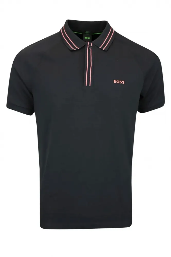 Boss Paule 2 Polo Shirt Black