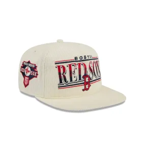 Boston Red Sox Throwback Corduroy Golfer Hat