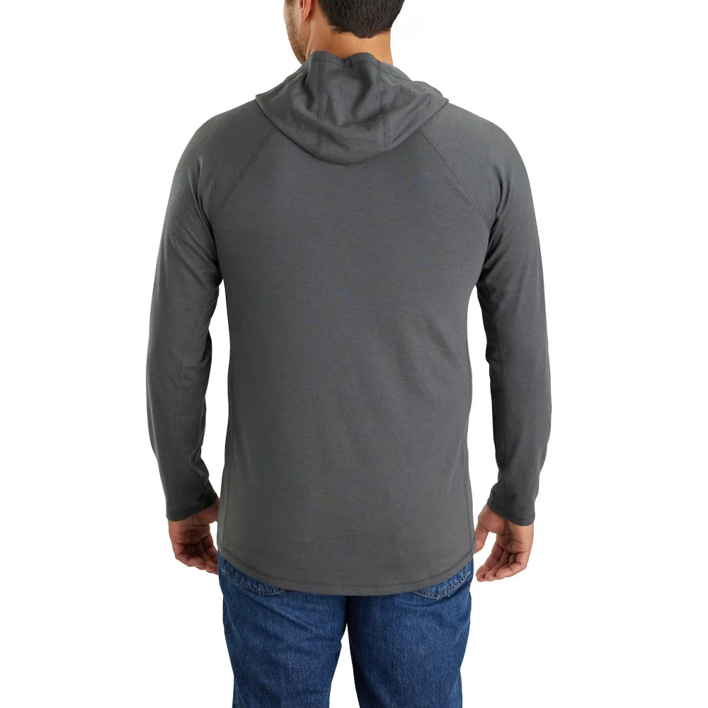 Carhartt Mens Relaxed Fit Graphic Work Hoodie | Grey