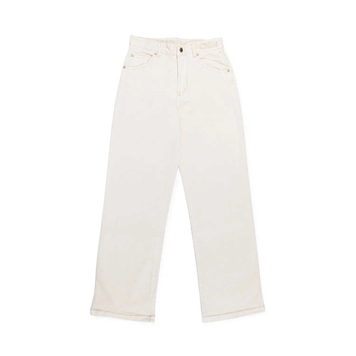 Chloe Light Beige Jeans For Girls And Teen