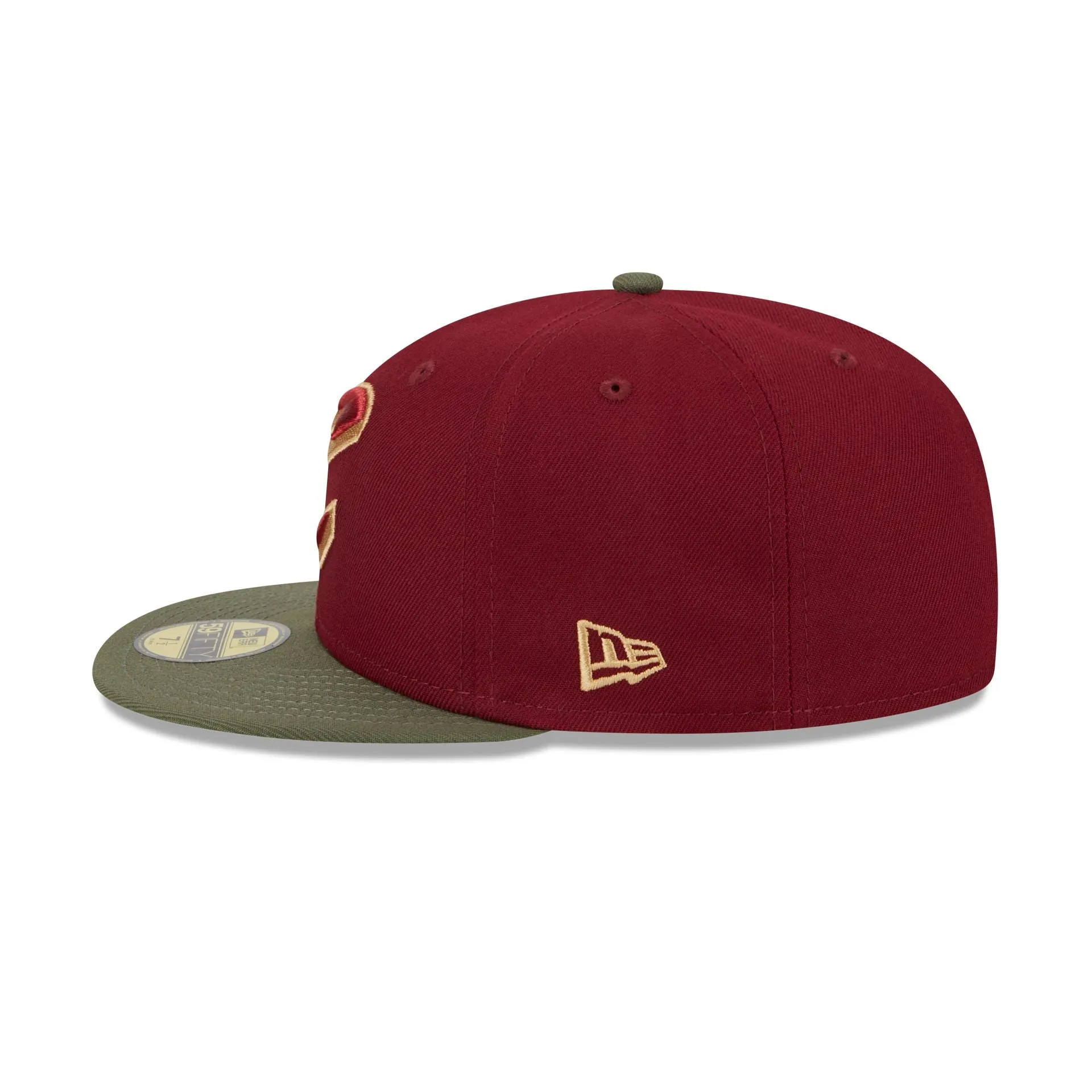 Cleveland Cavaliers Olive Visor 59FIFTY Fitted Hat