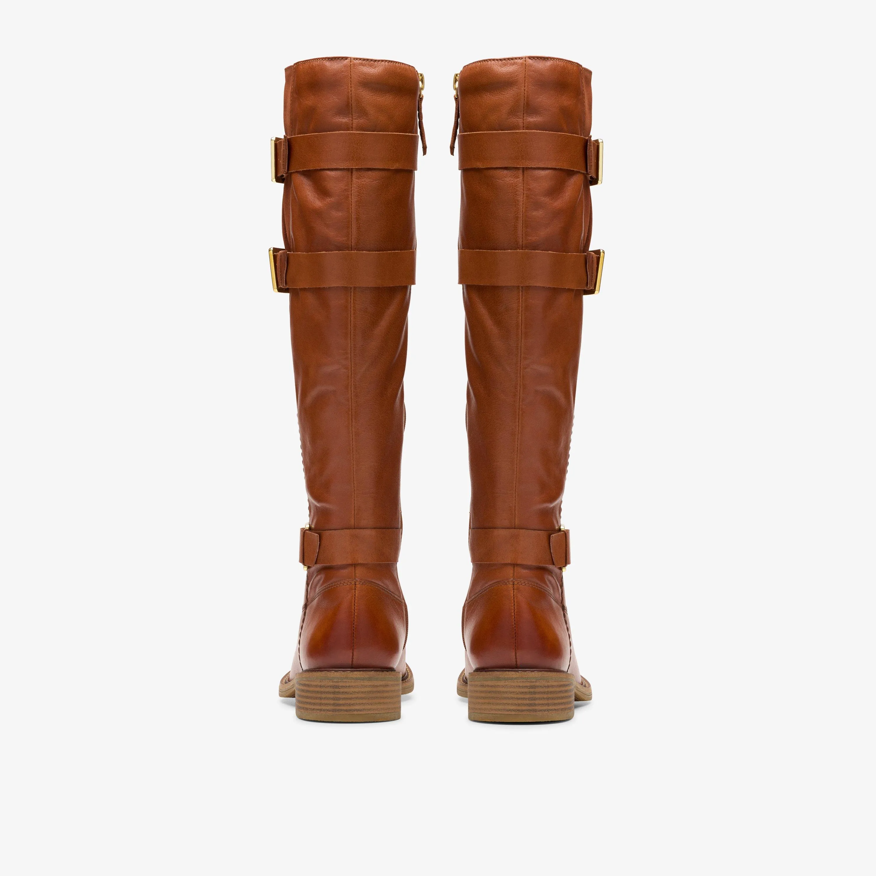 Cologne Up Knee High Boot British Tan Leather