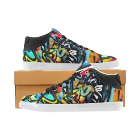 Colorful Graffiti Streetart Chaos Men's Chukka Sneakers