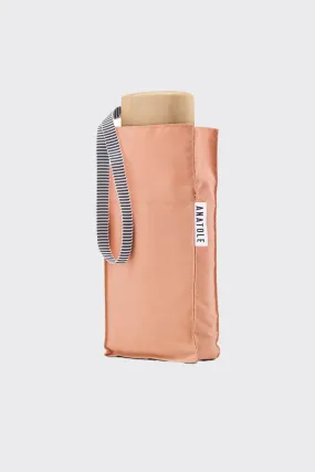 Coral Pink Madeleine Folding Compact Umbrella