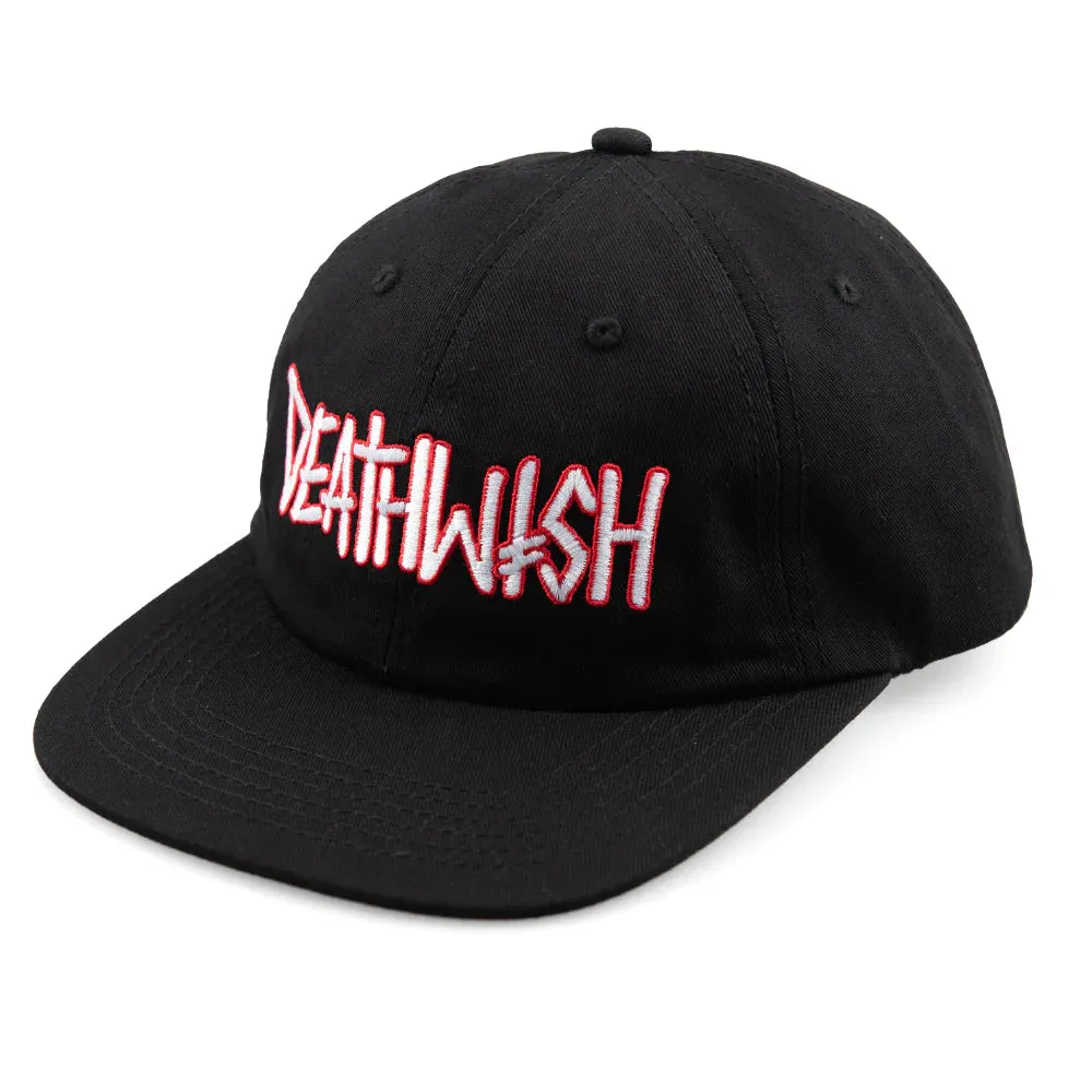 Death Wish - Outline Snapback Hat (Black) *SALE