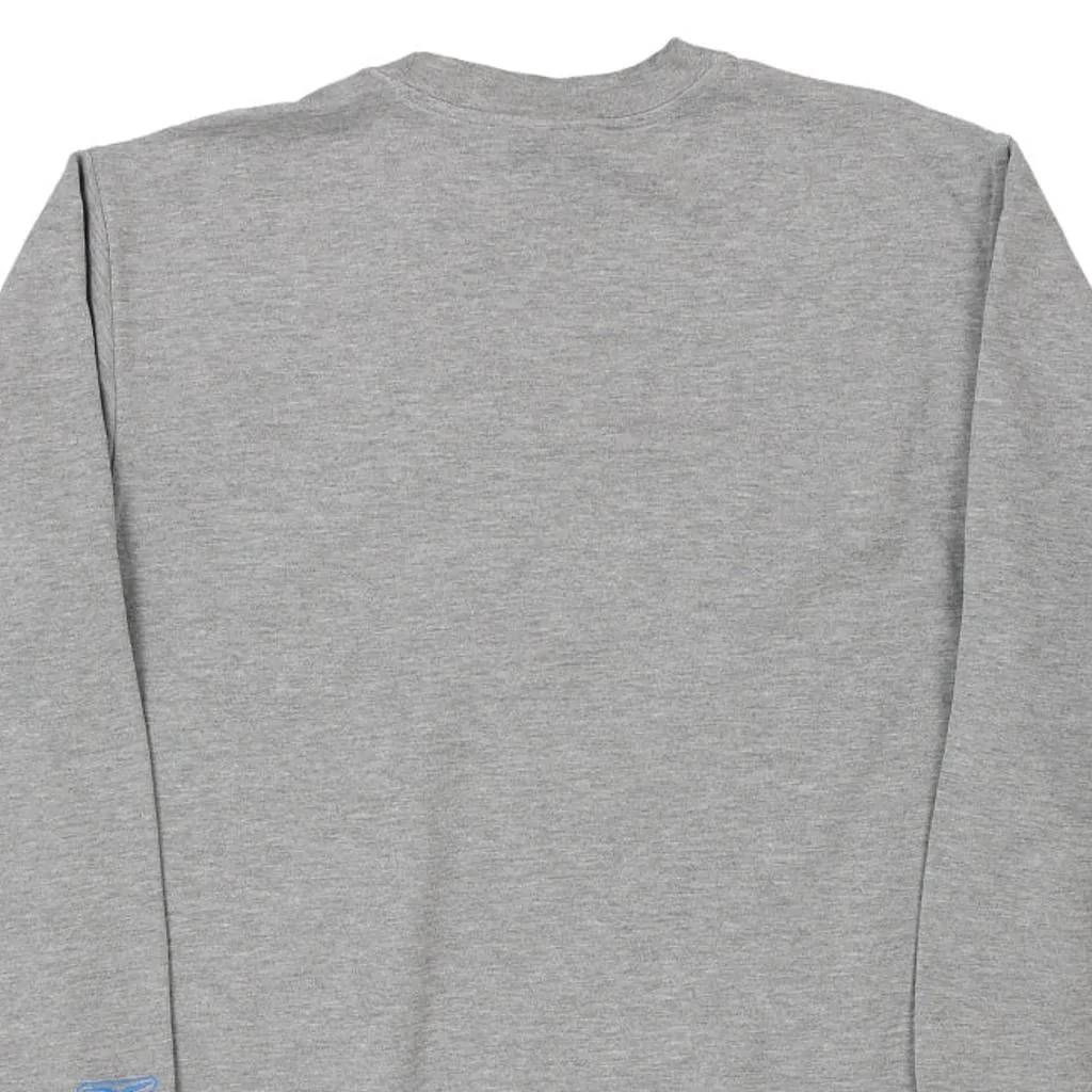 Detroit Lions Reebok NFL Sweatshirt - Medium Grey Cotton Blend