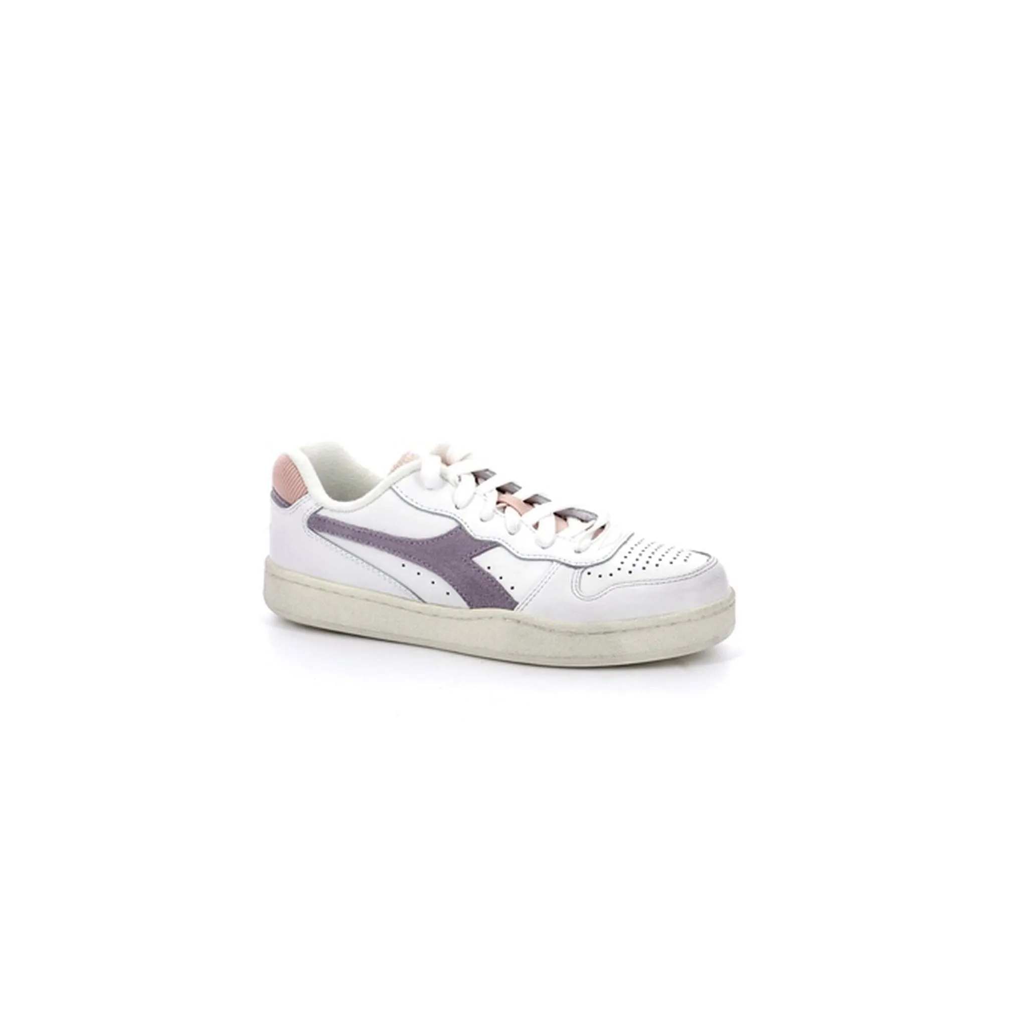 Diadora - Sneakers Mi Bask L Ico W - White/Nirvana/Evening San - Femme