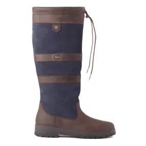 Dubarry Womens Galway Gore-Tex Leather Boot Navy / Brown