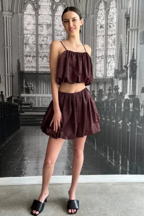 Evans Skirt - Oxblood