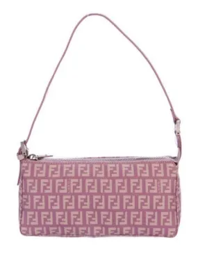 Fendi Lavender Zucca Handbag