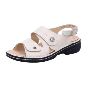 Finn Comfort Milos White Sandals for Women - Stylish & Durable