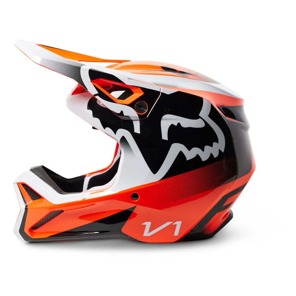 Fox - V1 Leed Orange Helmet