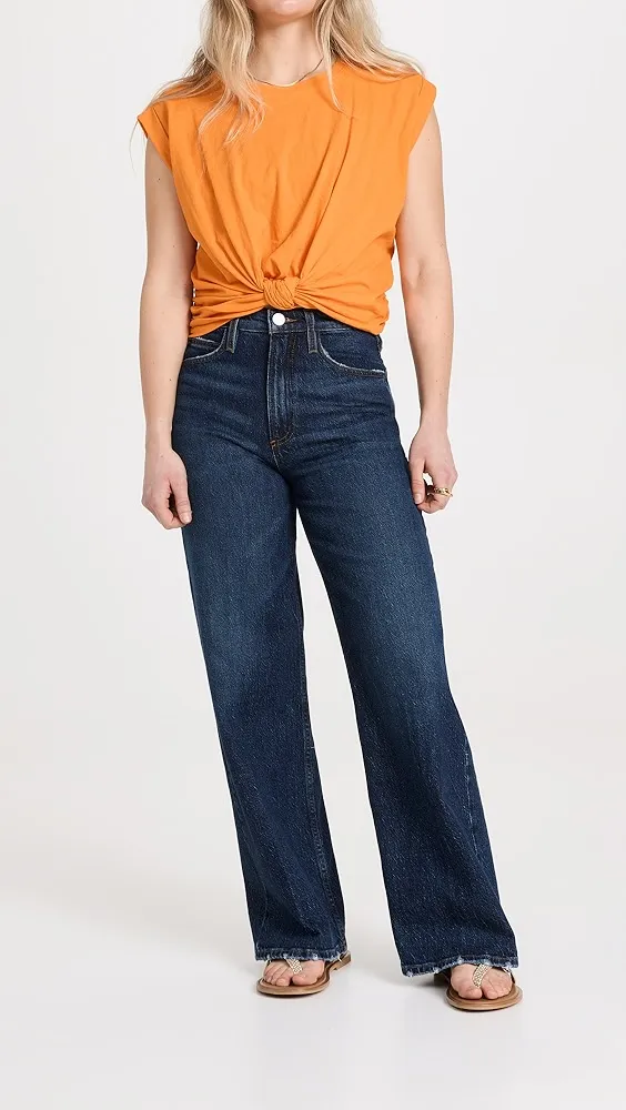 FRAME   Le Pixie Petite High N Tight Wideleg Jeans 