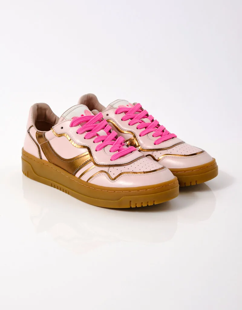 Free People Retro Thirty Love Sneakers - Cloud Pink Combo