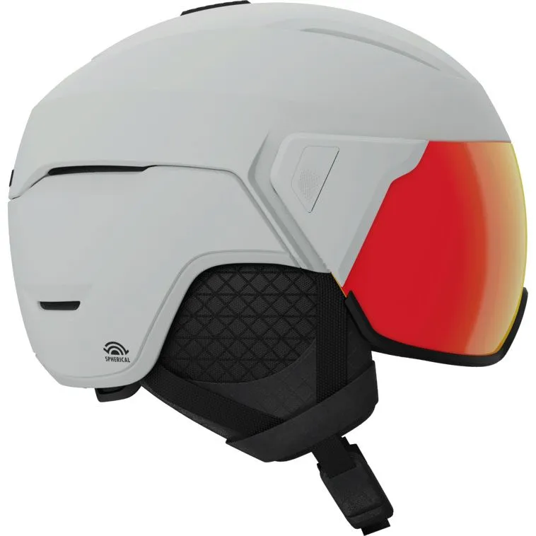 Giro - Orbit Spherical Mips\u00ae 23/24 Visor Helmet matte light grey vivid ember