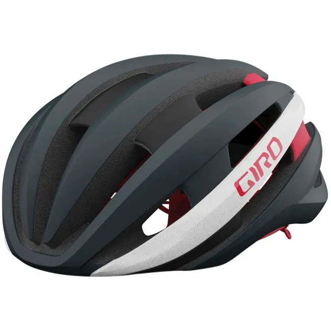 Giro Synthe MIPS II Road Helmet - Matt Gray-White-Red - 2021