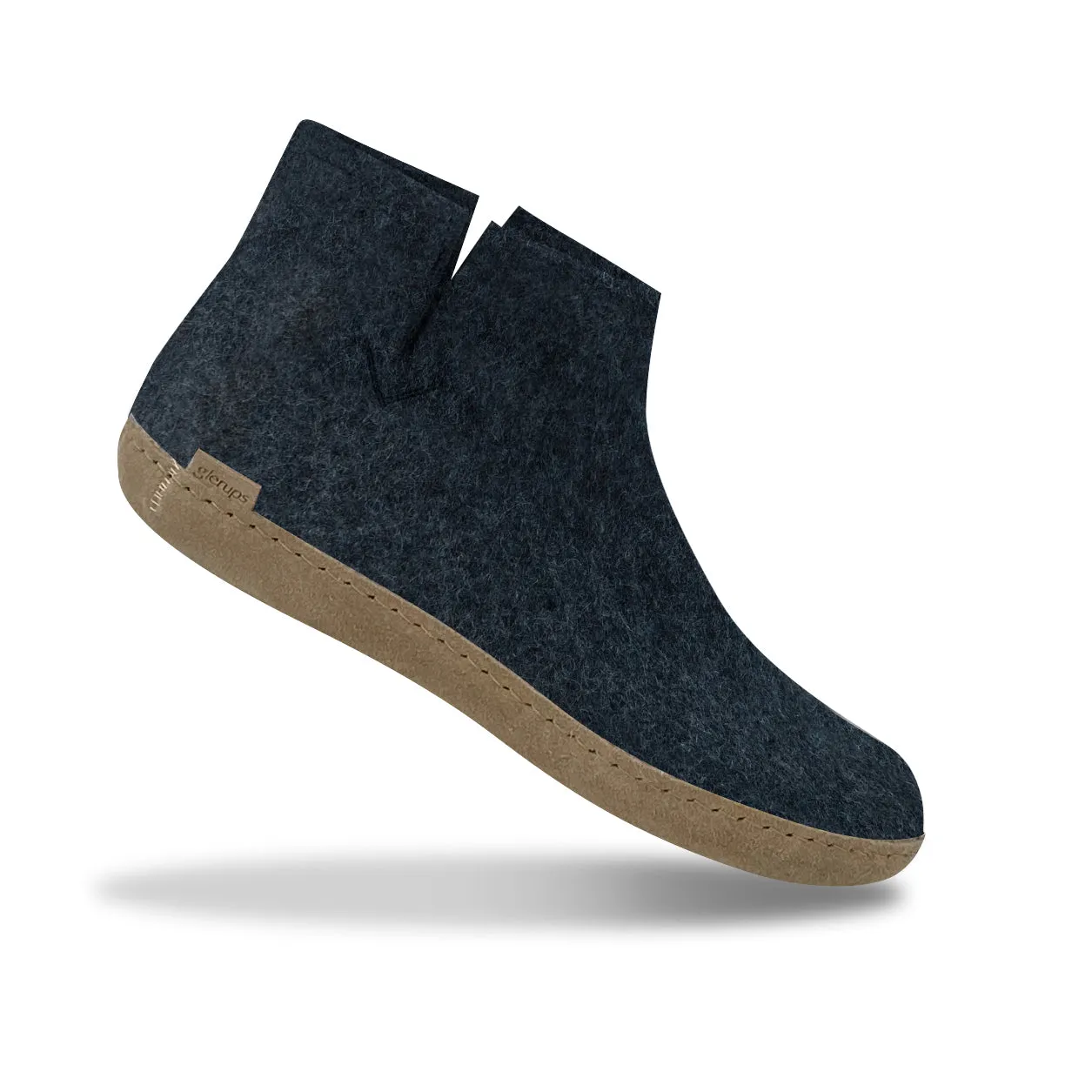 Glerups The Boot With Leather Sole in Denim