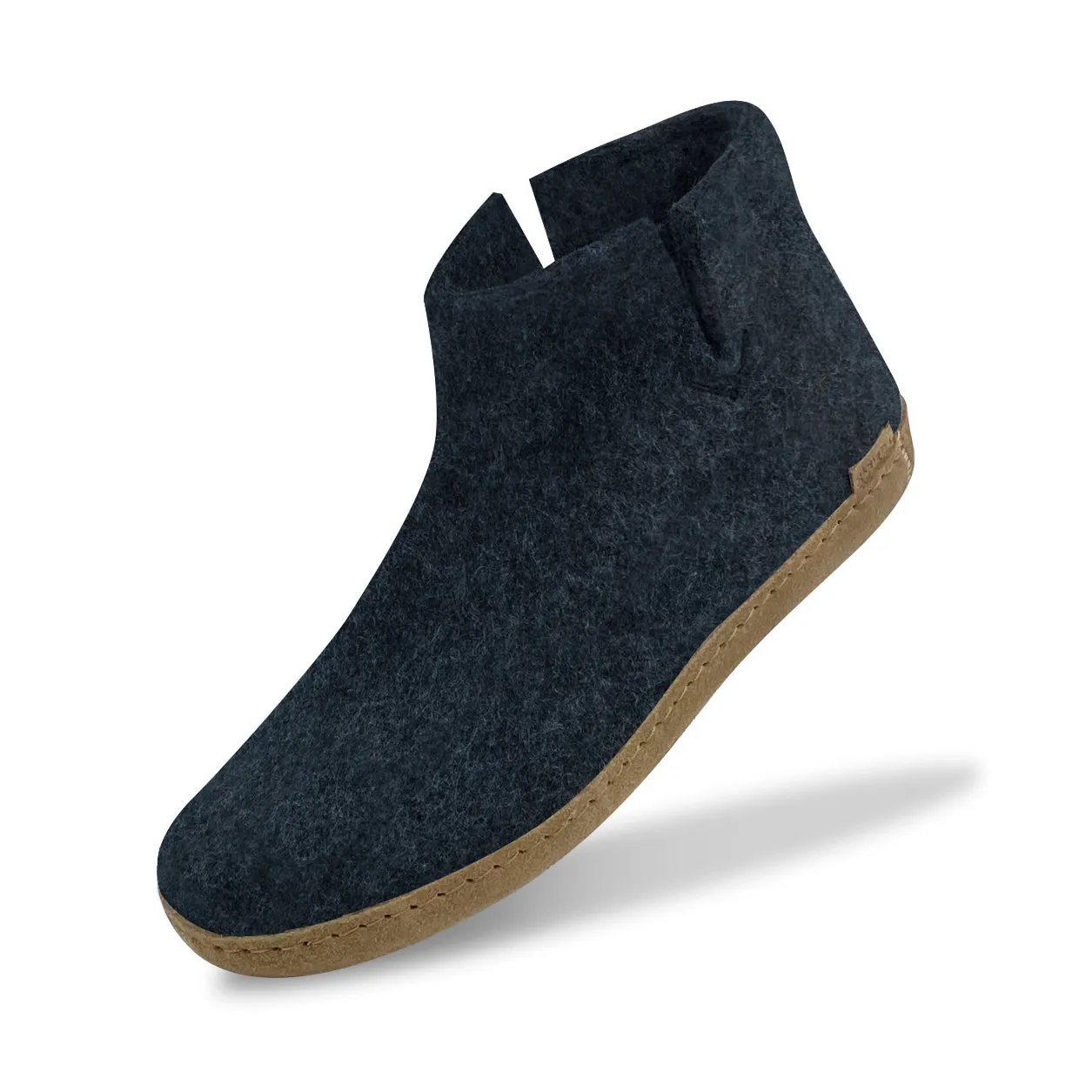 Glerups The Boot With Leather Sole in Denim